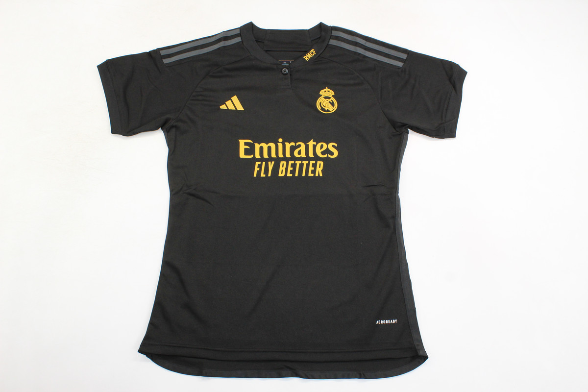 AAA Quality Real Madrid Woman 23/24 Third Black Soccer Jersey